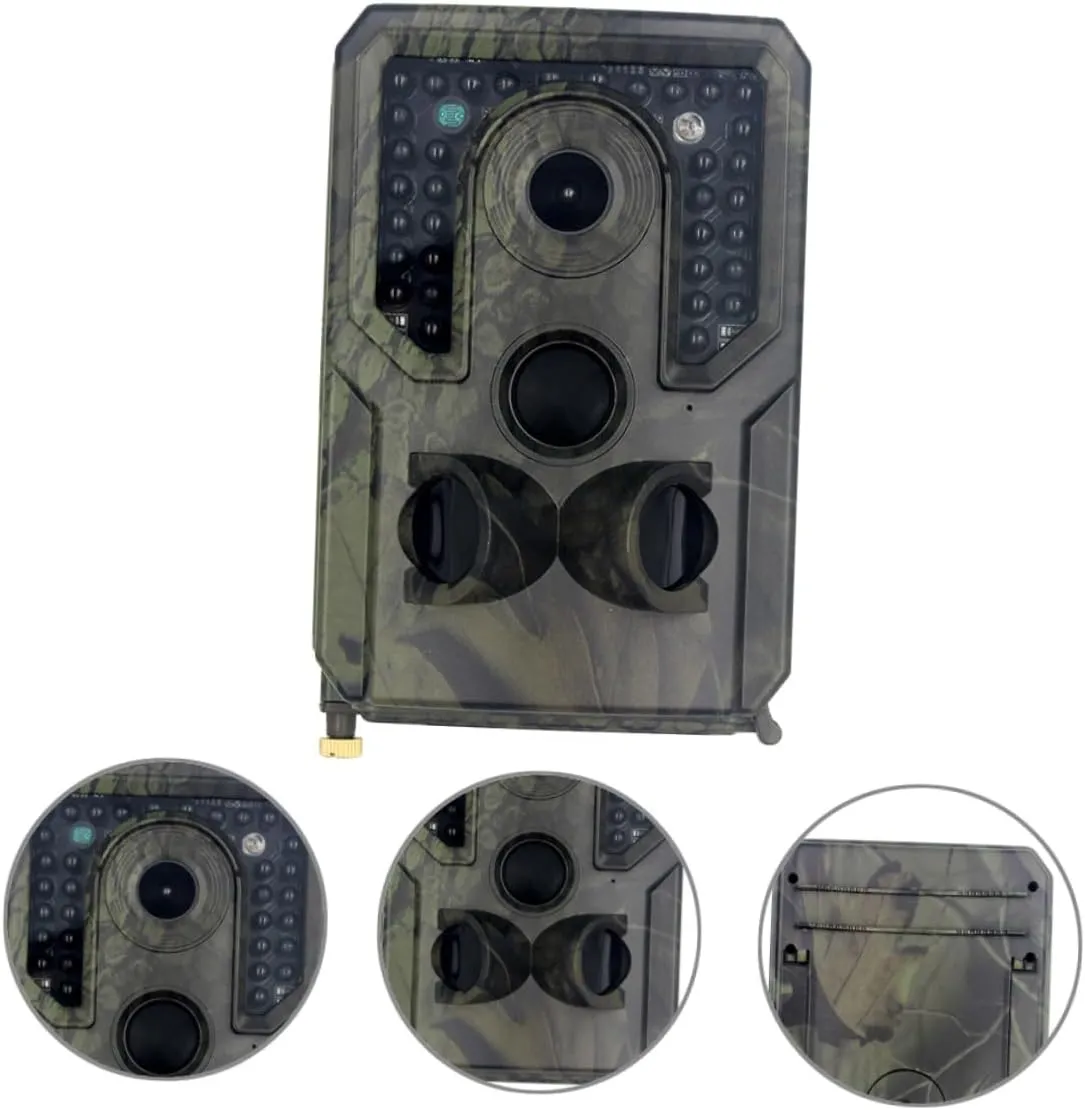 12 Resolution Hunting Outdoor Scouting Camcorder with Motion Sensor for Animal Monitoring Farm Security and Courtyard