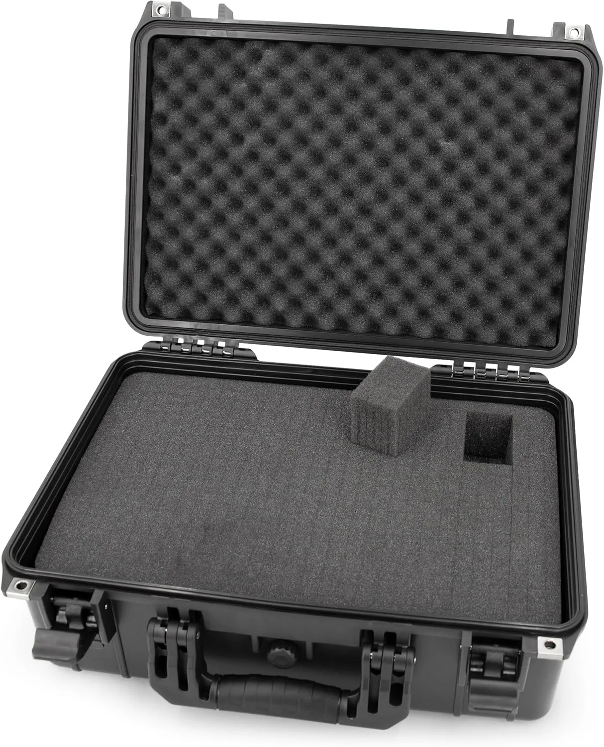 18 Inch Airtight Odor Resistant Carry Case for Glass with Impact Absorbing Protective Customizable Foam