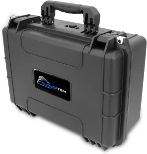 18 Inch Airtight Odor Resistant Carry Case for Glass with Impact Absorbing Protective Customizable Foam