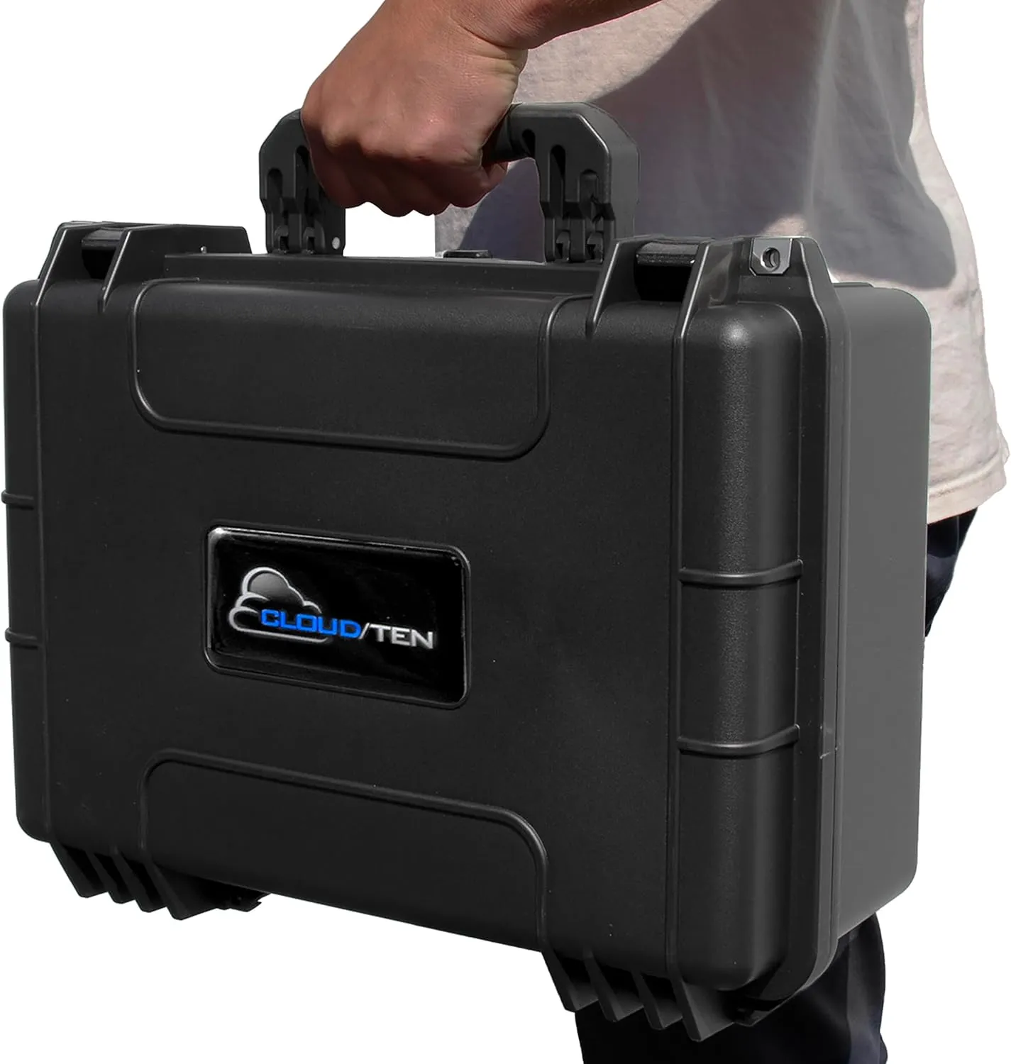 18 Inch Airtight Odor Resistant Carry Case for Glass with Impact Absorbing Protective Customizable Foam
