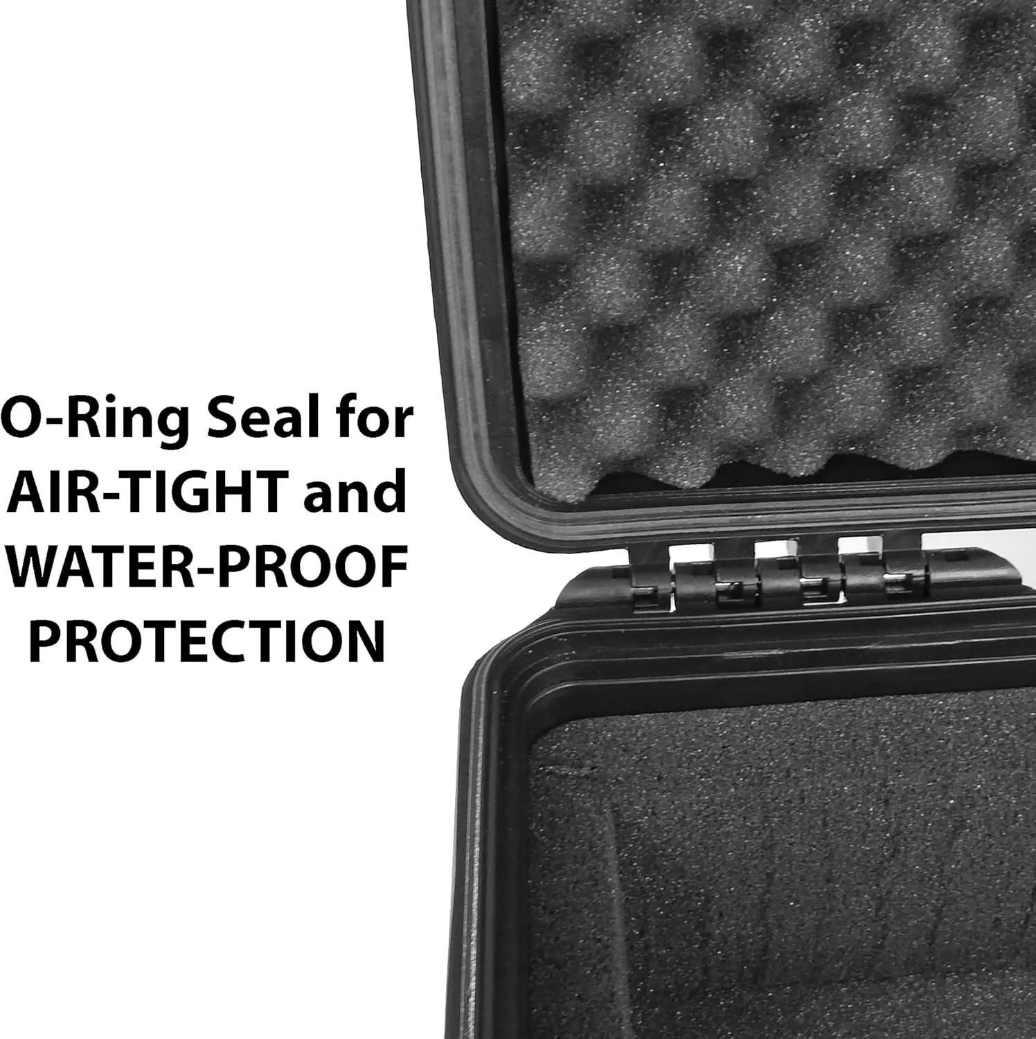 18 Inch Airtight Odor Resistant Carry Case for Glass with Impact Absorbing Protective Customizable Foam