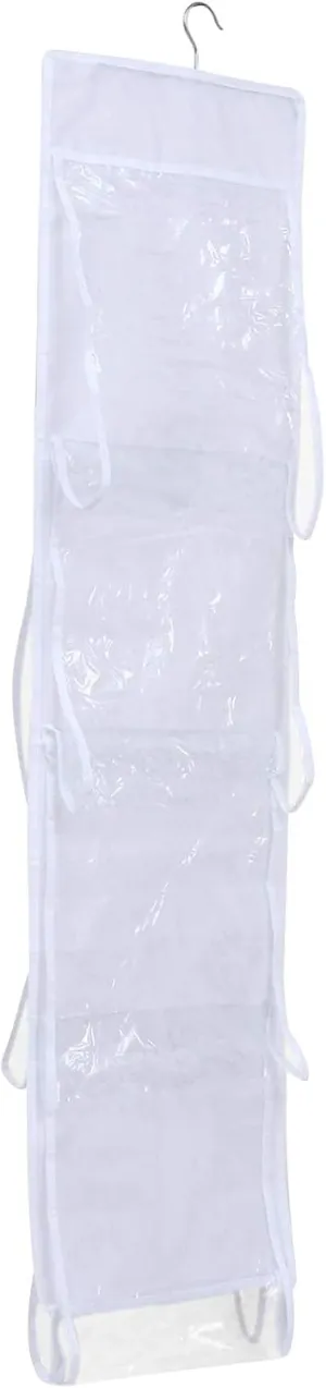 1Pc Hanging Handbag Organizer Storage Bag with Transparent Window for Easy Viewing for Over Door Storage for Organizing Bags and Items