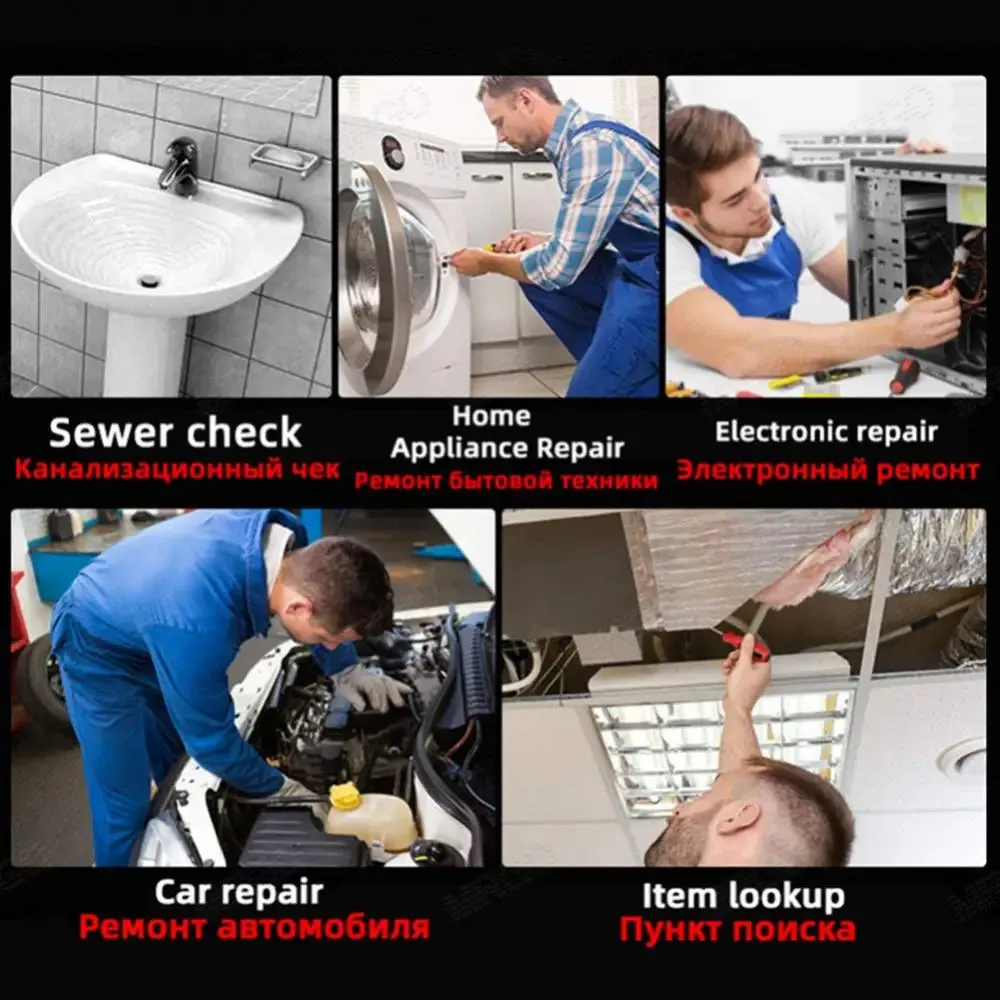 1PCS WiFi Endoscope Camera Mini Waterproof Inspection Snake Camera Borescope USB for Cars Wireless for & Android