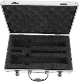 2 Pack Portable Microphone Organizer Handle Hard Box for Ktv Microphone Storage Case Microphone Case White for Outdoor Travel