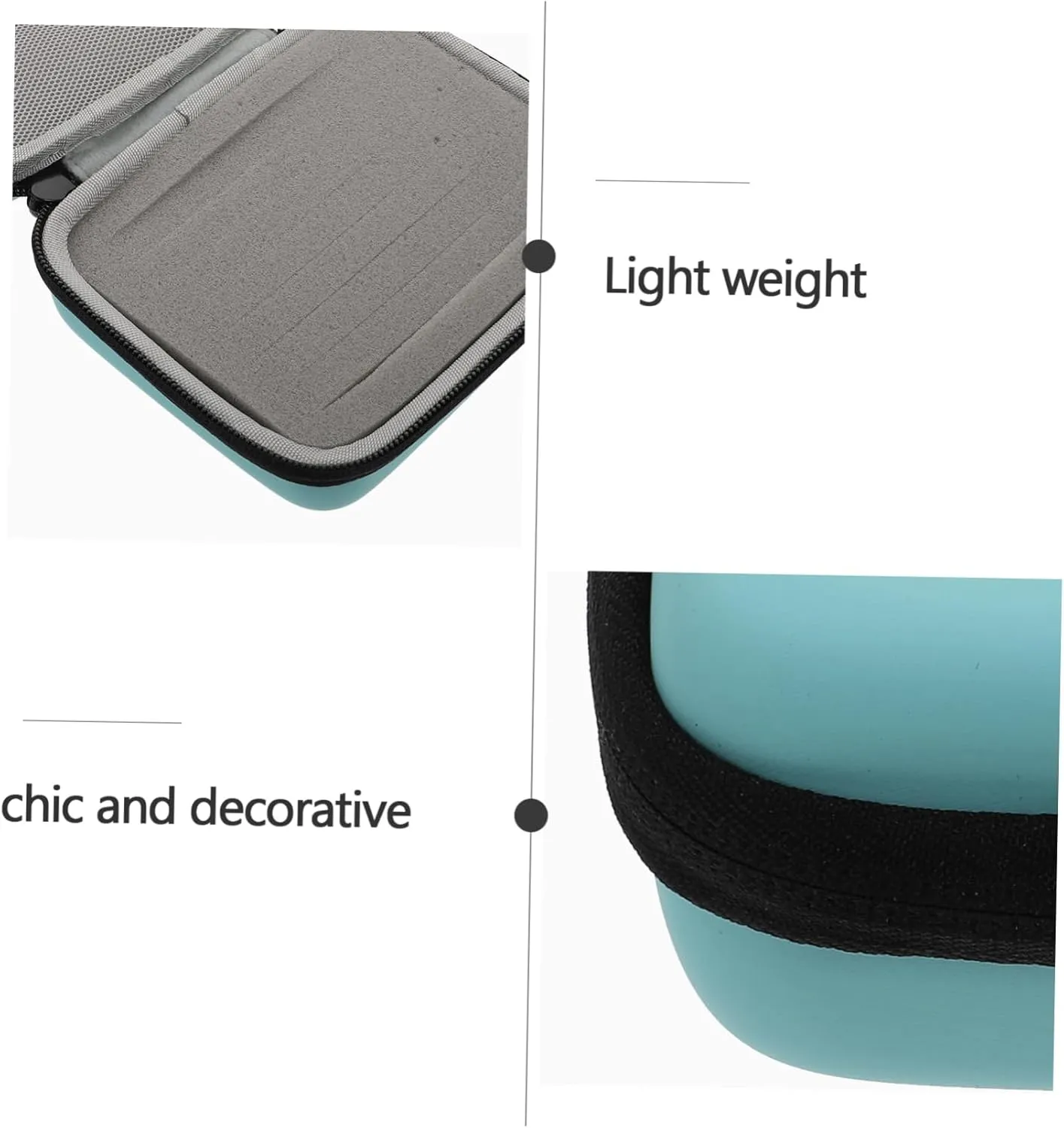 2 pcs Guitar Pick Organizer Sky Blue Plectrum Bag for Travel and Storage Portable Container Case for Guitar Picks Easy to Carry with Lanyard for Musicians and Enthusiasts
