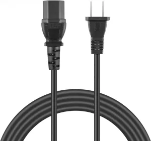 2-Prong Power Cord Cable Lead Replacement for Rotel RA-02 RA-1070 RB-985 MKII DVD Player