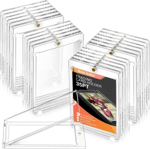 23 Pack - Magnetic Card Holder, 35PT Magnetic Baseball Trading Card Holder, Hard Acrylic Card Cases, Card Protector for Game Baseball Sports Card, Fit for Standard Card
