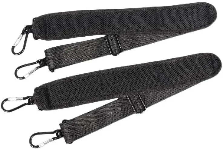 2pcs Shoulder Strap Replacement Padded Adjustable Bag Strap with Hooks for Laptop Violin Viola Cello Case Straps