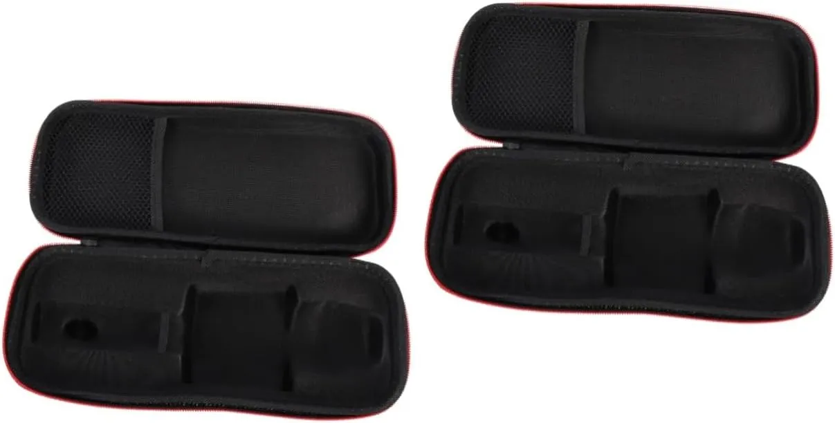 2pcs Vocal Microphone Protector Lightweight Portable Bag for Mics Sturdy Storage Case Shockproof Design