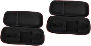 2pcs Vocal Microphone Protector Lightweight Portable Bag for Mics Sturdy Storage Case Shockproof Design