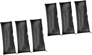 2sets Mic Storage Bag Zipper Microphone Case Accessory Compartment Mic Bag for Travel 3pcs*2