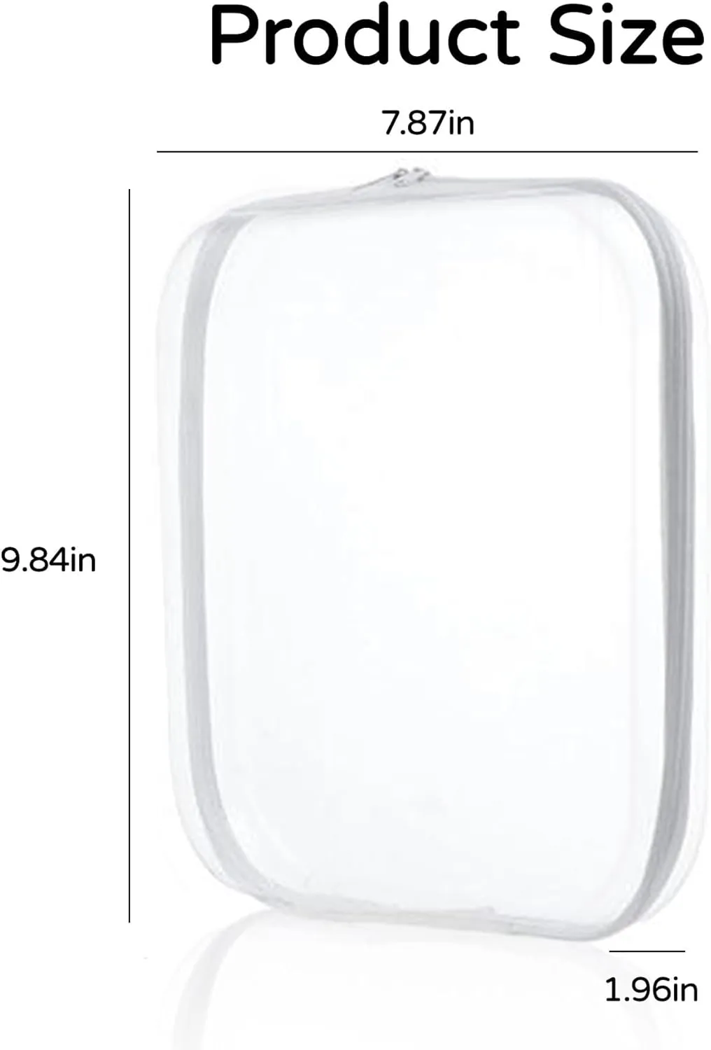 3PCS Zippered Transparent Cases for Snacks,Portable Waterproof Cosmetic Bag with Zipper,Clear Hard Shell Zipper Case for Cosmetic Storage, Putting Snacks, Pencil Case