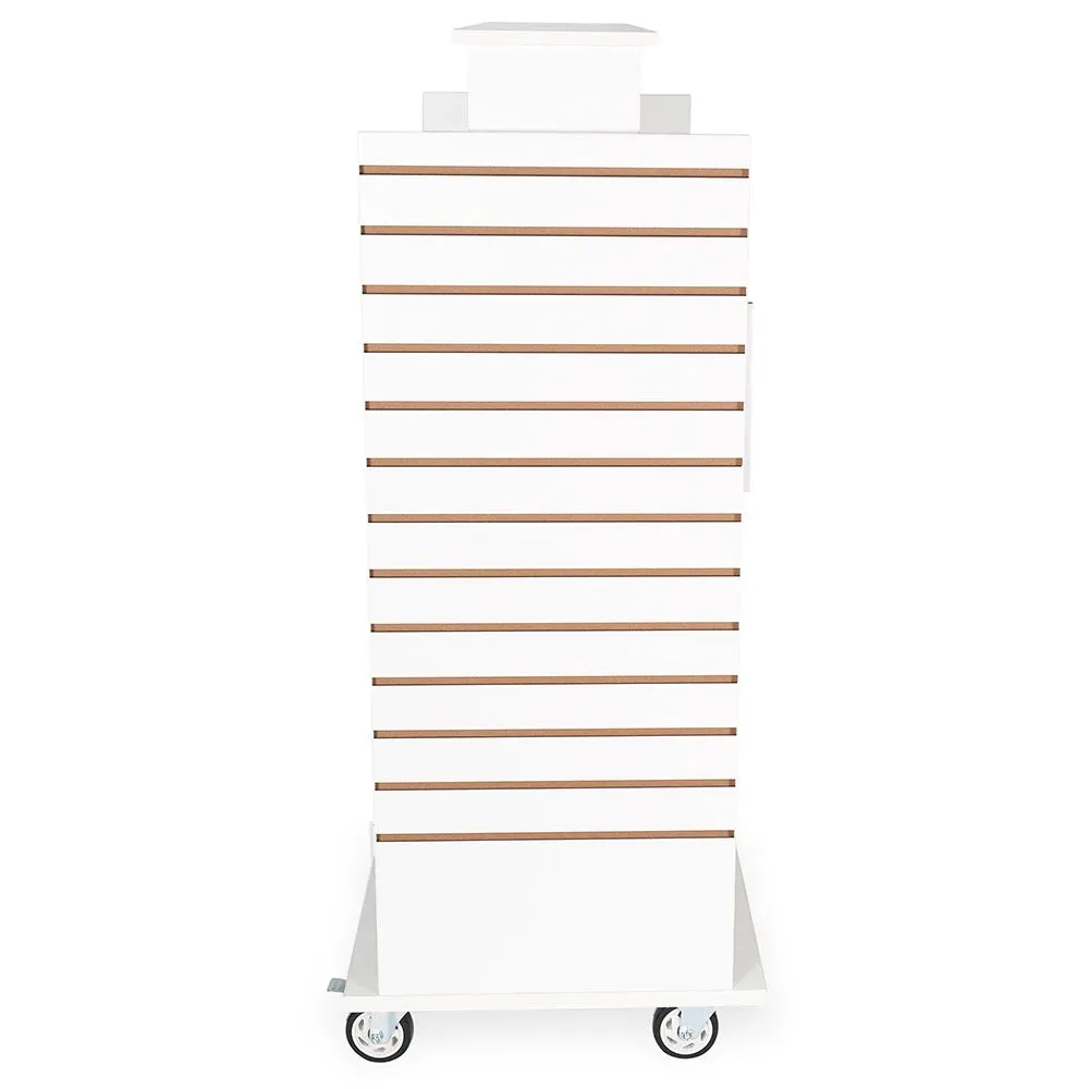 4 Shelf Fabric Organizer - White