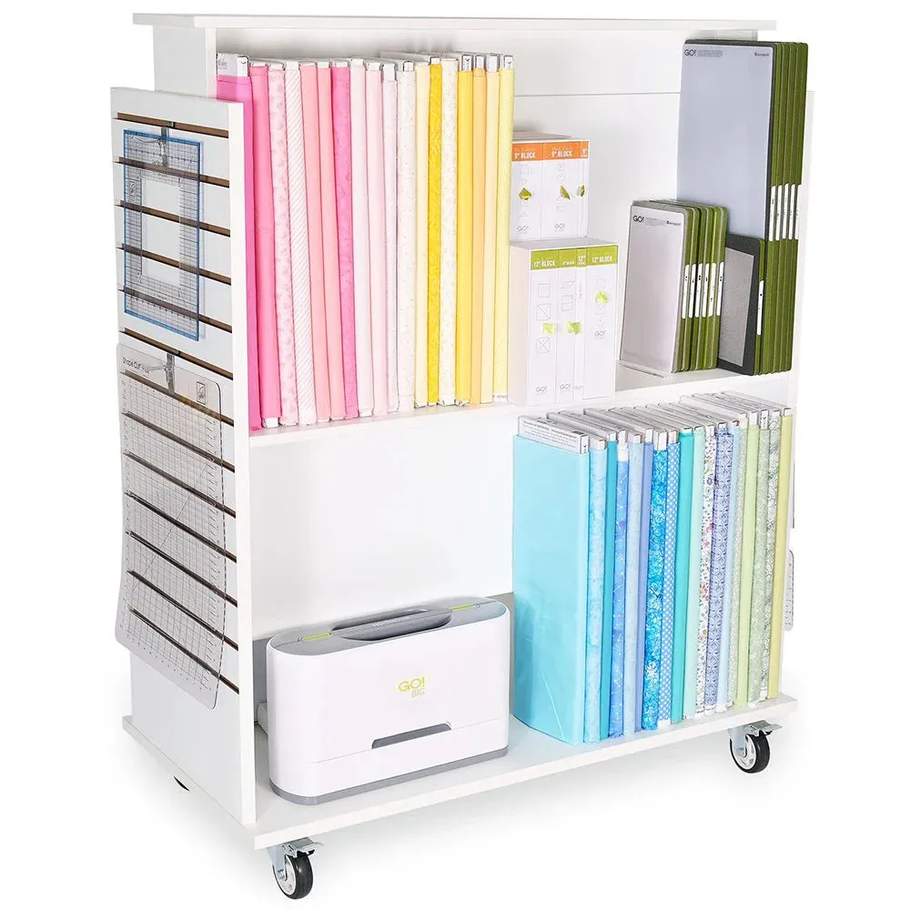 4 Shelf Fabric Organizer - White