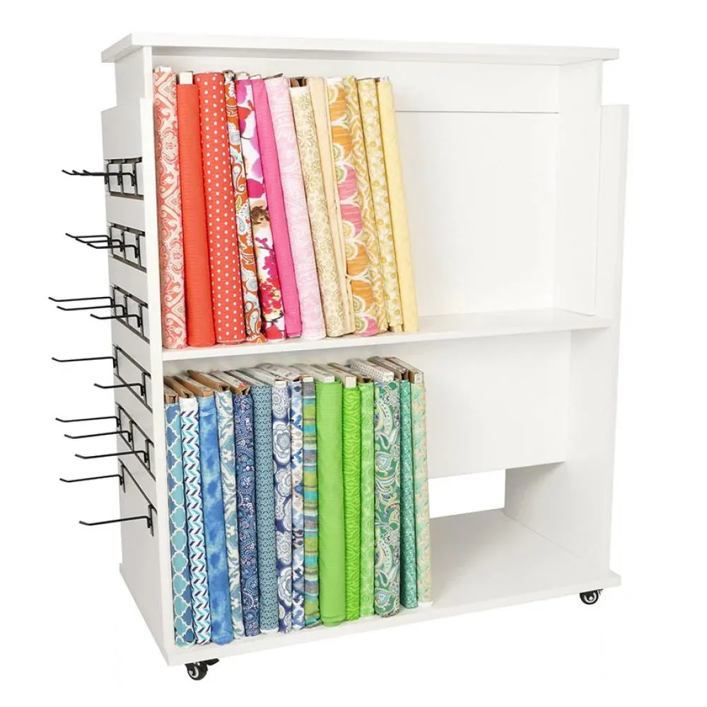 4 Shelf Fabric Organizer - White