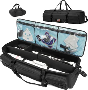 40" Telescope Case Compatible with Celestron Astronomical Telescope Travel Bag Soft Padded Accessory Bag for Tube, Tripod, Mount w/Counterweight Bag & Dividers