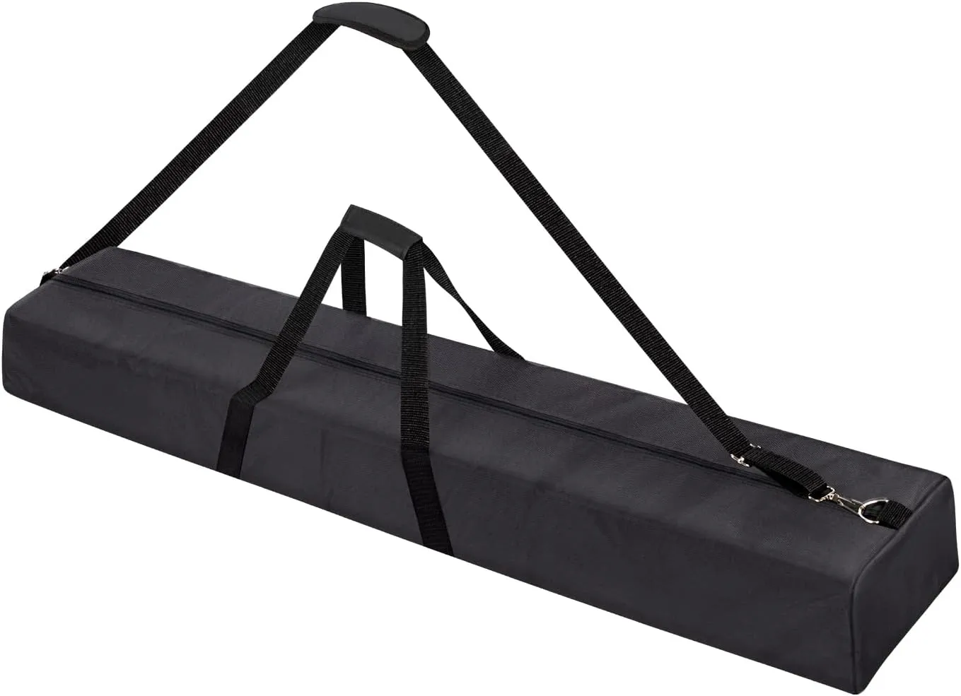 48" Long Tripod Carrying Bag for Speaker and Light Stands, Mic/Microphone Poles - with Adjustable Shoulder Strap, Heavy Duty Handle and Double Zipper