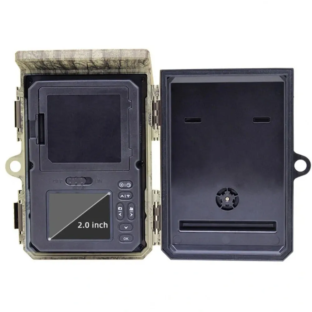 4K 36MP Solar Powered Hunting Camera bluetooth WiFi Outdoors Surveillance Camera 2 inch TFT LCD Display APP Online Viewing for Wild Life Animals