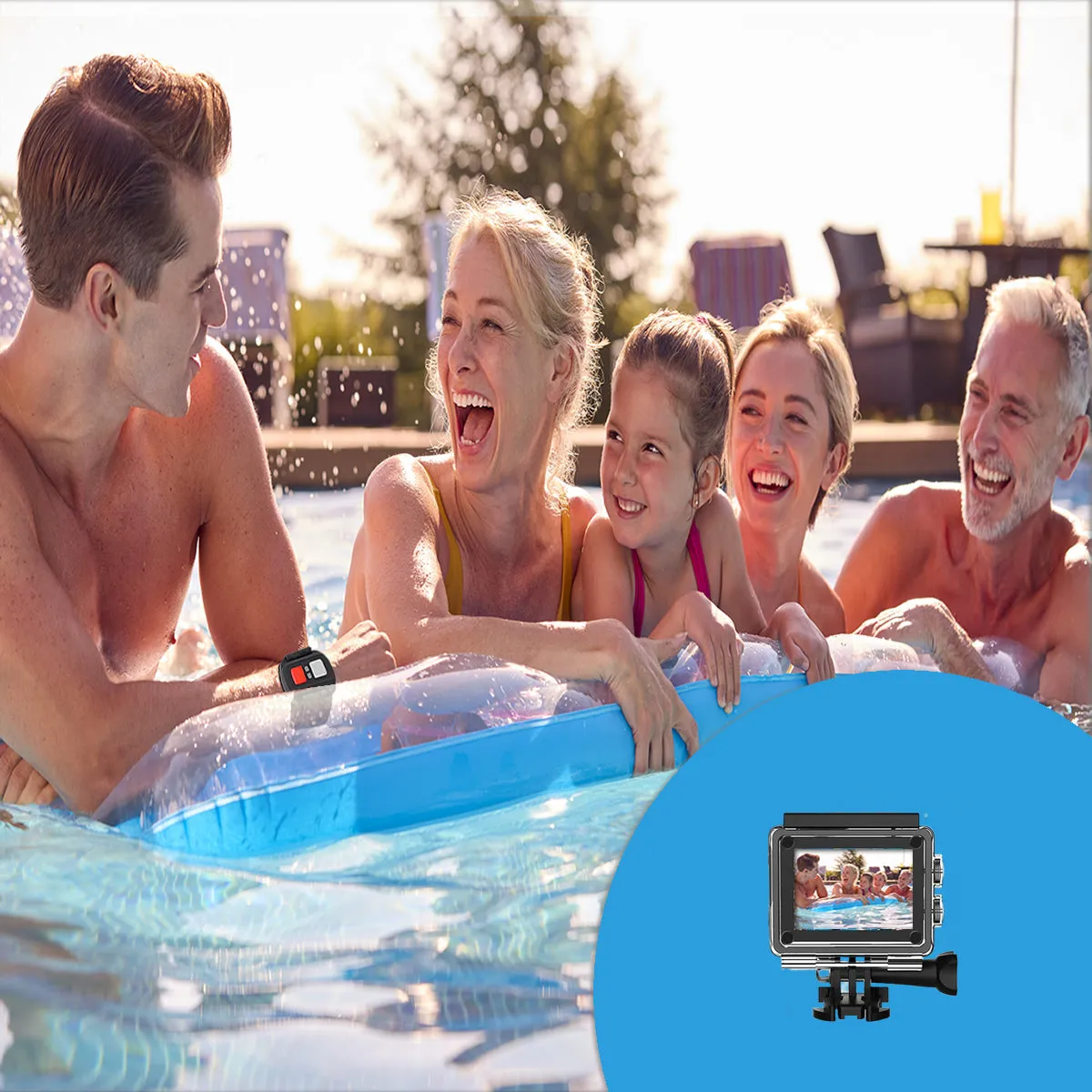 4K Underwater Camera - Waterproof Up to 30 Meters for Stunning Underwater Photos & Videos
