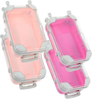 4pcs Box Makeup Suitcase Portable Travel Cosmetic Organizer Makeup Carrying Case for and Access for Dresser and Daily Use
