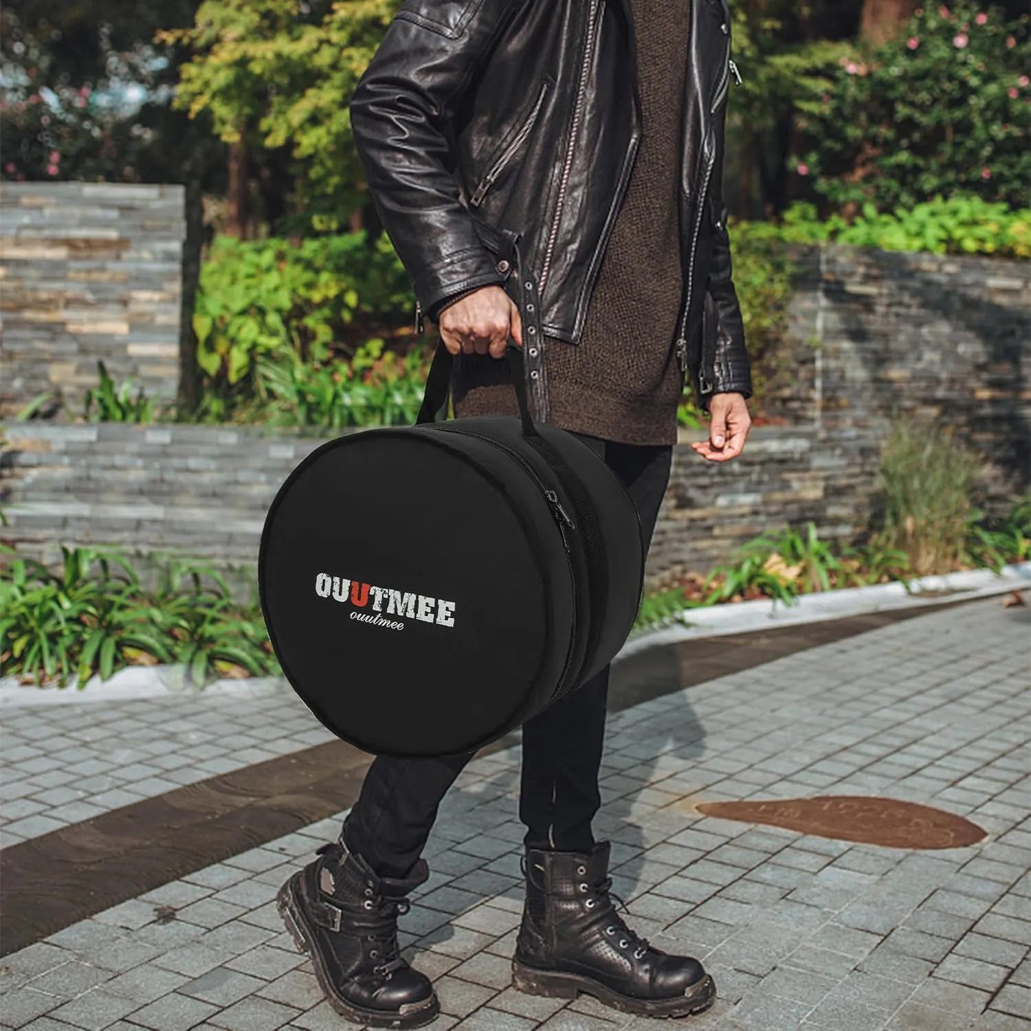 5 Piece 10mm Padded Drum Bag Set for 12" Tom, 13" Tom, 14" Snare, 16" Floor Tom, 22" Bass Drum Carrying Cases