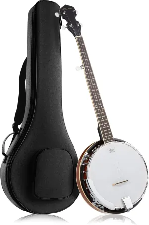 5-String Banjo 24 Bracket with Closed Solid Back and Geared 5th Tuner