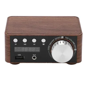 50W 50W Mini Bluetooth 5.0 Power Amplifier,Power Amplifier Stereo HiFi Digital Amp 2 Channel Stereo Hi-Fi Digital Audio Receiver with 9-24V Power Supply,2 Channel with USB