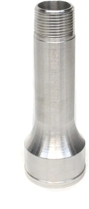 5292085 Clear Anodized Aluminum Straight Universal Electric Water Pump Fitting