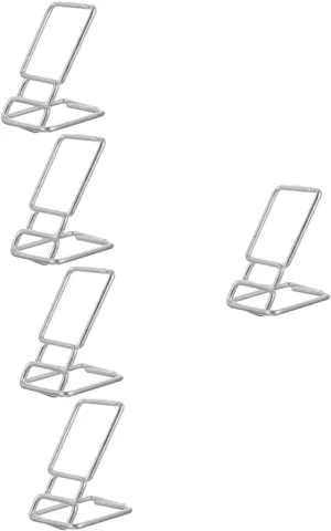 5pcs Metal Watch Display Stand Watch Shelf Organizer Elegant Bracelet Holder