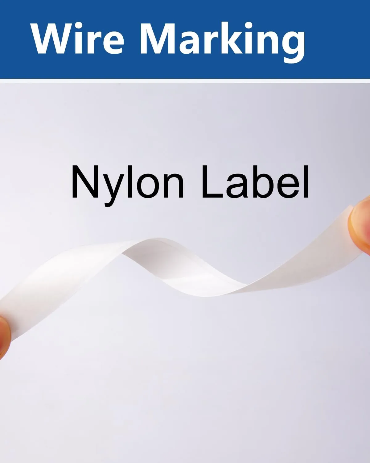 6 Pack Black on White Tape 1/2'' Vinyl Label Compatible for M21-500-595-WT M21-500-595 Label Cartridge, 0.5" W x 21' L for Indoor and Outdoor ID, Lab Labeling and Equipment Labeling