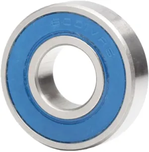 6001 Bearings 12 * 28 * 8 mm (4 PCS) Bike Pivot Chrome Steel Blue Sealed with Grease 6001LLU Cart Full Balls Bearing
