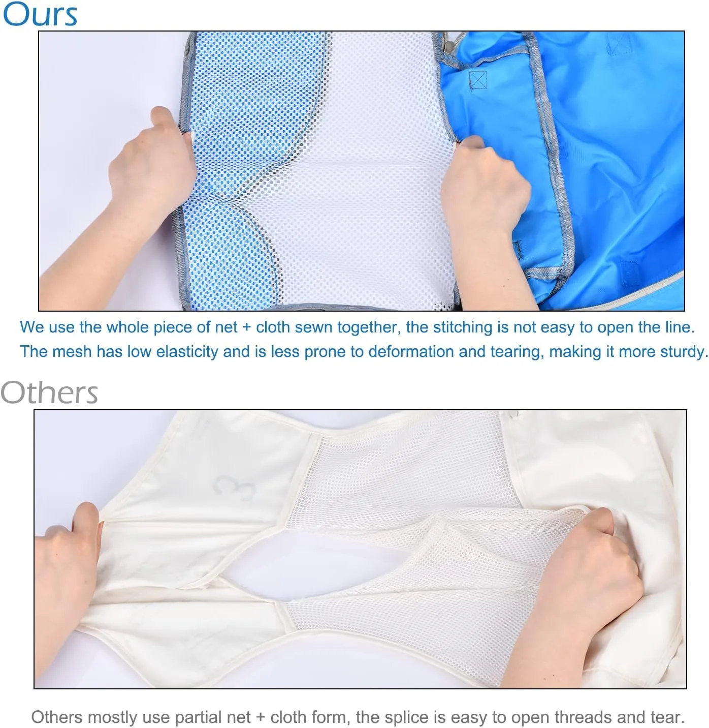 8 Set Packing Cubes for Travel (L,M,S,XS)-Suitcases Organizer Set for Travel Accessories Travel Essentials, Luggage Packing Bags for Carry on Suitcase (8set, Blue）