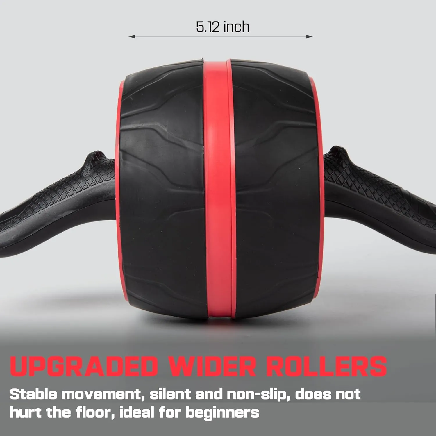 Ab Roller Wheel with Knee Pad Mat,Automatic Rebound Abdominal Wheel Abs Workout Equipment,Home Gym Equipment,No Noise Ab Wheel for Men&Women Abdominal