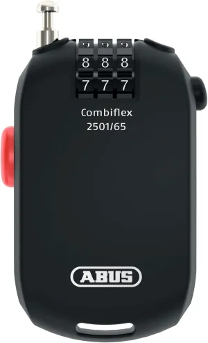 Abus Cable Lock, Comb flex 2501/65 Cycling Equipment, Black