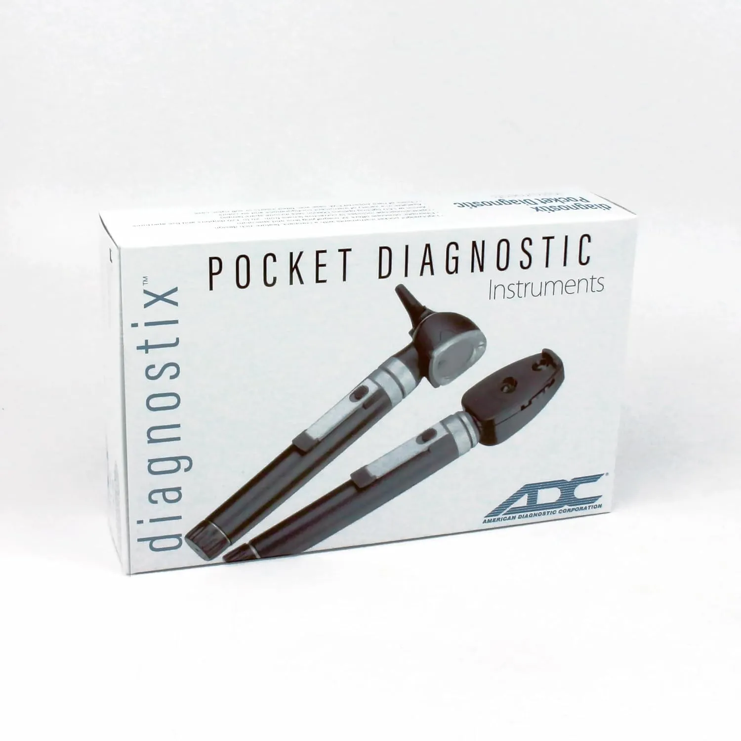 ADC Otoscope, Pocket Size, LED Lamp, 2.5V Hard Case, Diagnostix 5111NL, Black