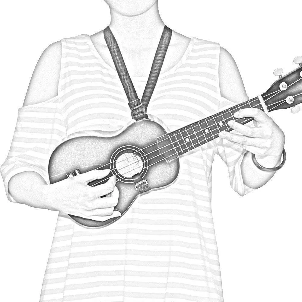 ADM Ukulele for Beginners Hawaiian Wood Ukelele Kit for Kids Adult Student Starter Professional Ukalelee Pack Bundle with Free Lessons Gig Bag Strap Nylon String Tuner (Black, 21 Inch)