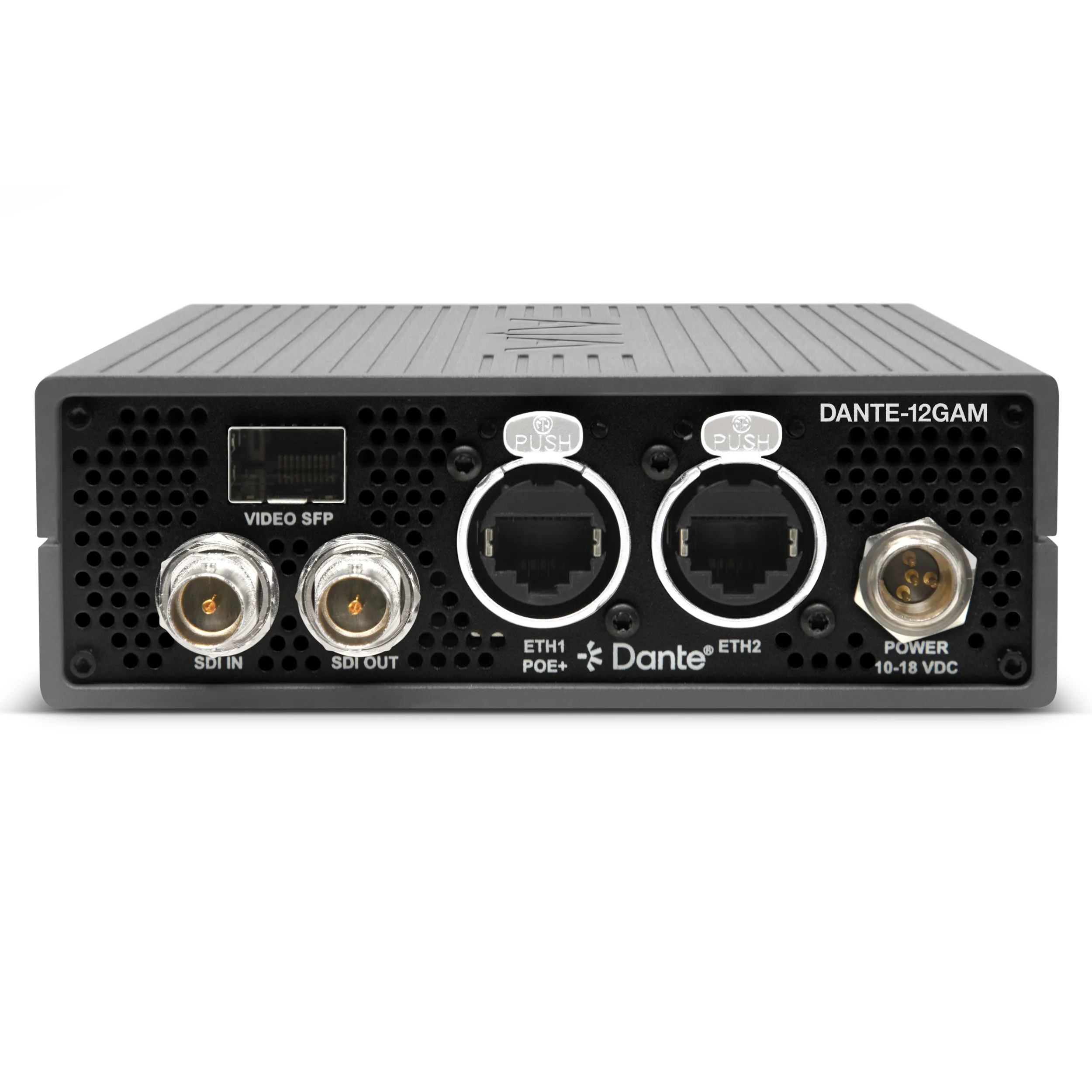 AJA DANTE-12GAM Audio over IP SDI Converter