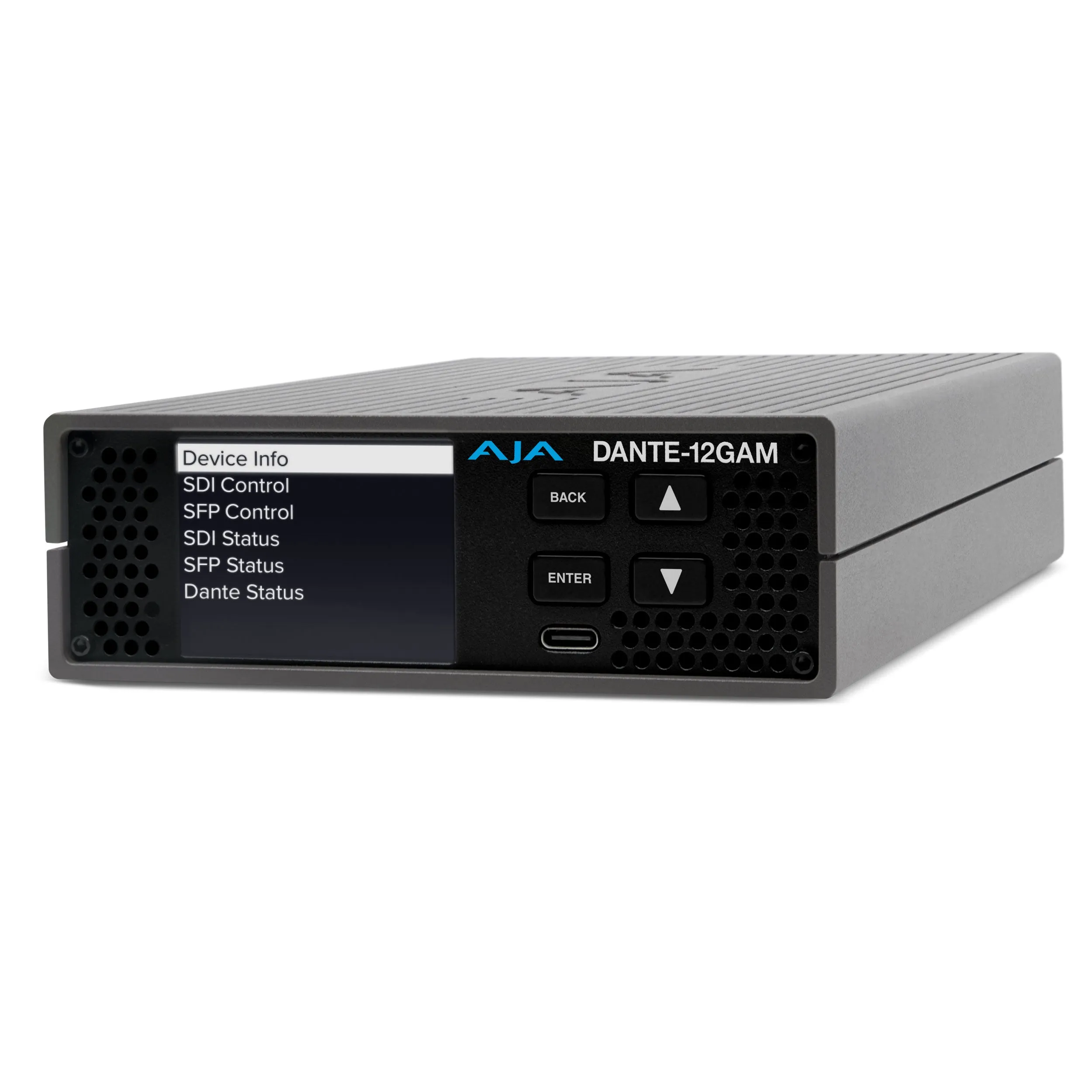 AJA DANTE-12GAM Audio over IP SDI Converter