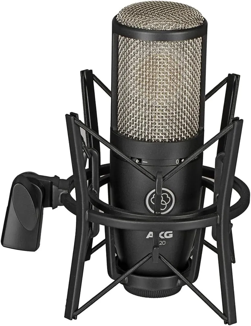 AKG Vocal Condenser Microphone, XLR, Black, 6.00 x 8.00 x 12.00 (3101H00420)