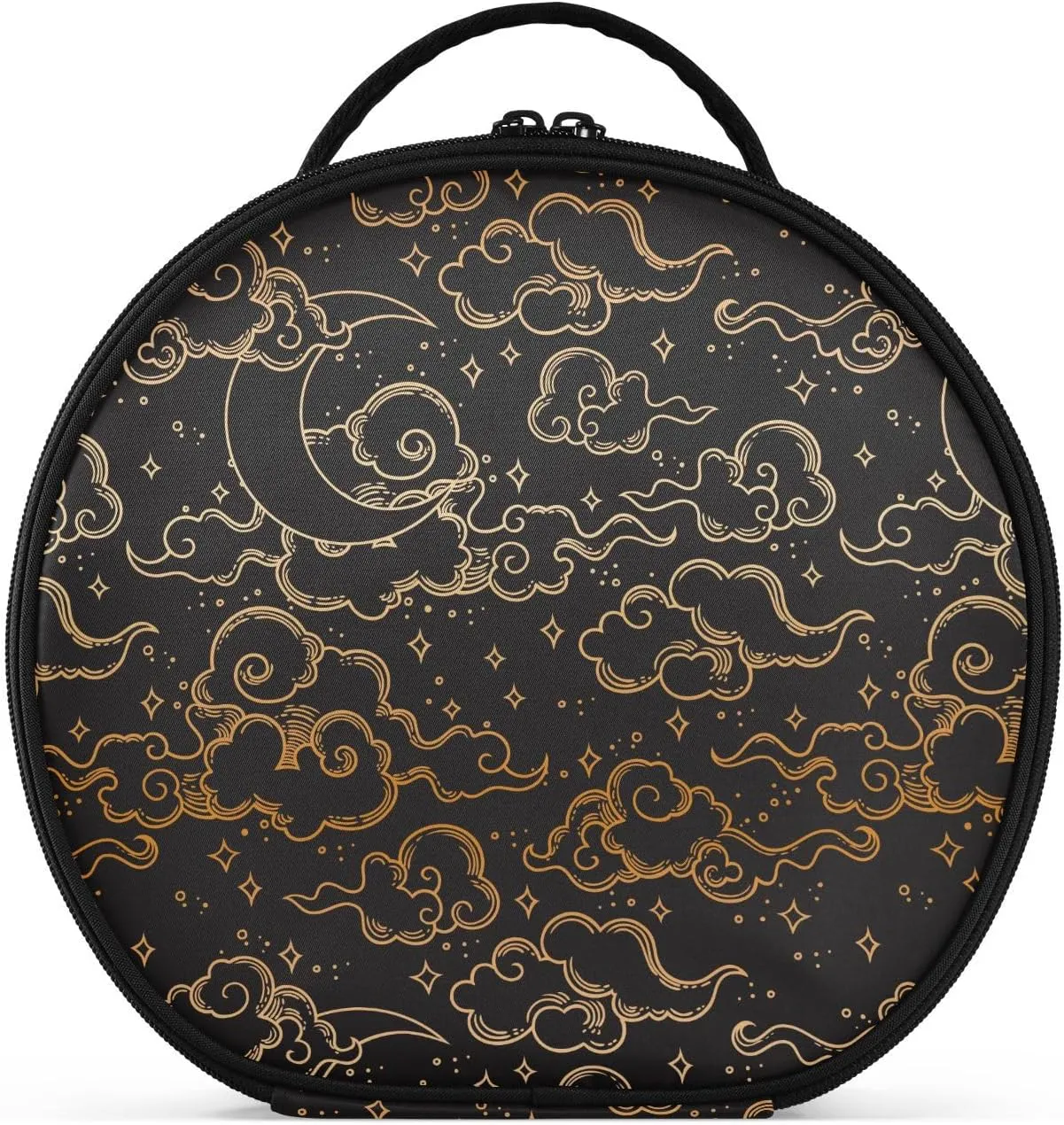 ALAZA Moon Clouds Stars Space Galaxy Travel Cosmetic Organizer Make up Organizer Toiletry Bag