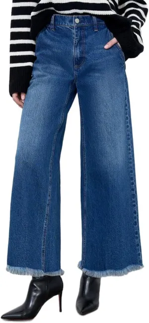 alice   olivia Emory High-Rise Wide Leg Stove Pipe Cropped Jean