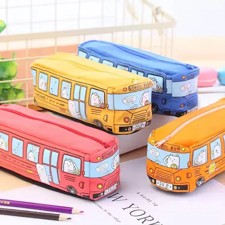 All Aboard Creative Bus Pencil Pouch