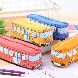 All Aboard Creative Bus Pencil Pouch