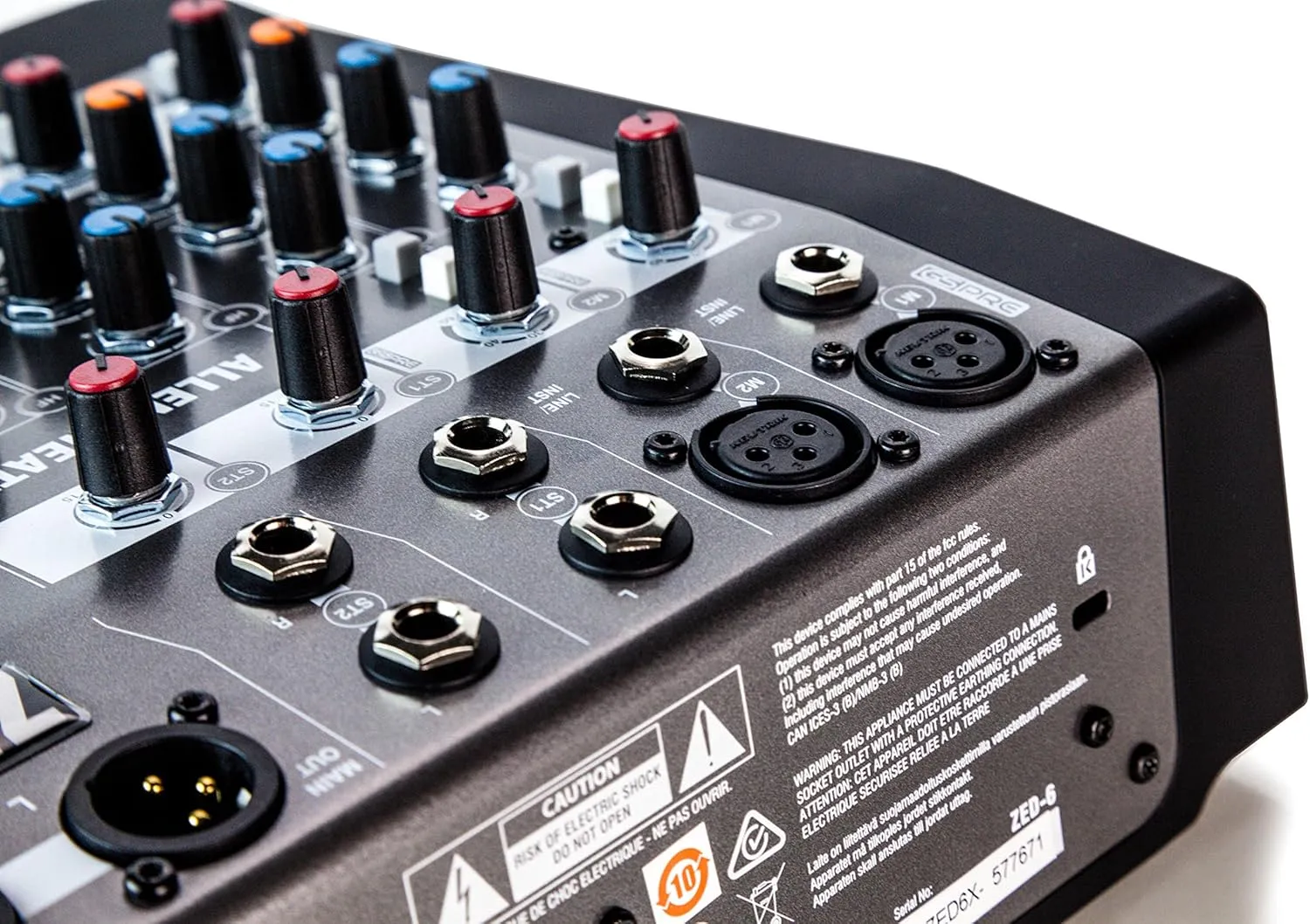 Allen & Heath ZED-6 – Ultra Compact 6-Input Audio Mixer (AH-ZED-6)