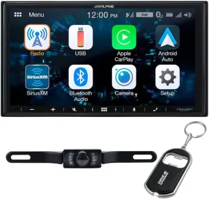 Alpine ILX-W650 7" Anti-Glare Capacitive Touchscreen Multimedia Receiver (Does Not Play CDs) with License Plate Camera