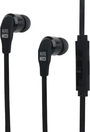 Altec Lansing MZX145-BLK-OD In-Ear X Stereo Earbuds, Black