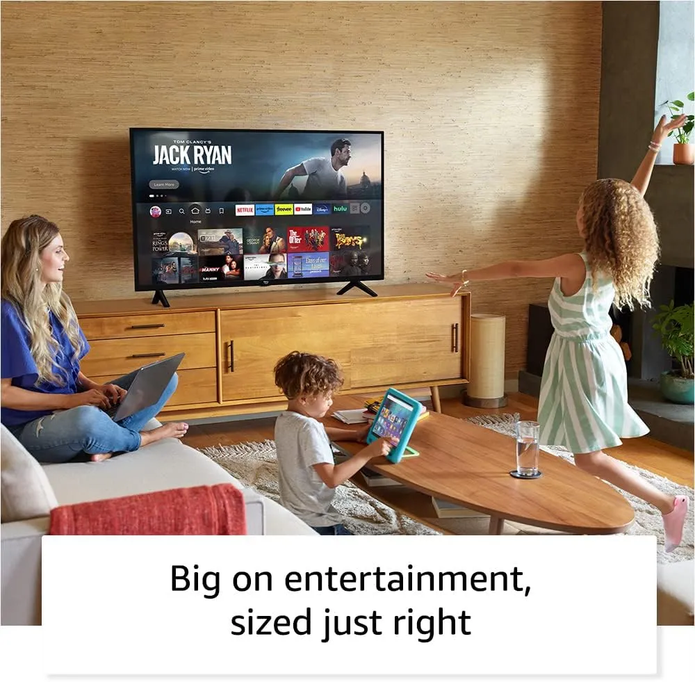 Amazon Fire TV 32" 2-Series (newest model), HD smart TV with Fire TV Alexa Voice Remote, stream live TV without cable