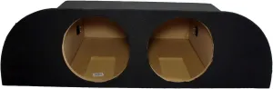 American Sound Connection ASC NT2X10-350Z-STRUTBOX Compatible with Nissan 350Z 2003-2008 Custom Fit Dual 10" Subwoofer Enclosure Sub Box W/Amp Mount Rack