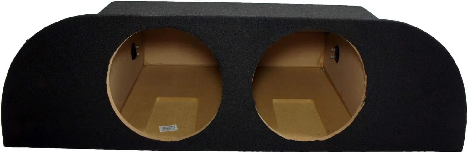 American Sound Connection ASC NT2X10-350Z-STRUTBOX Compatible with Nissan 350Z 2003-2008 Custom Fit Dual 10" Subwoofer Enclosure Sub Box W/Amp Mount Rack