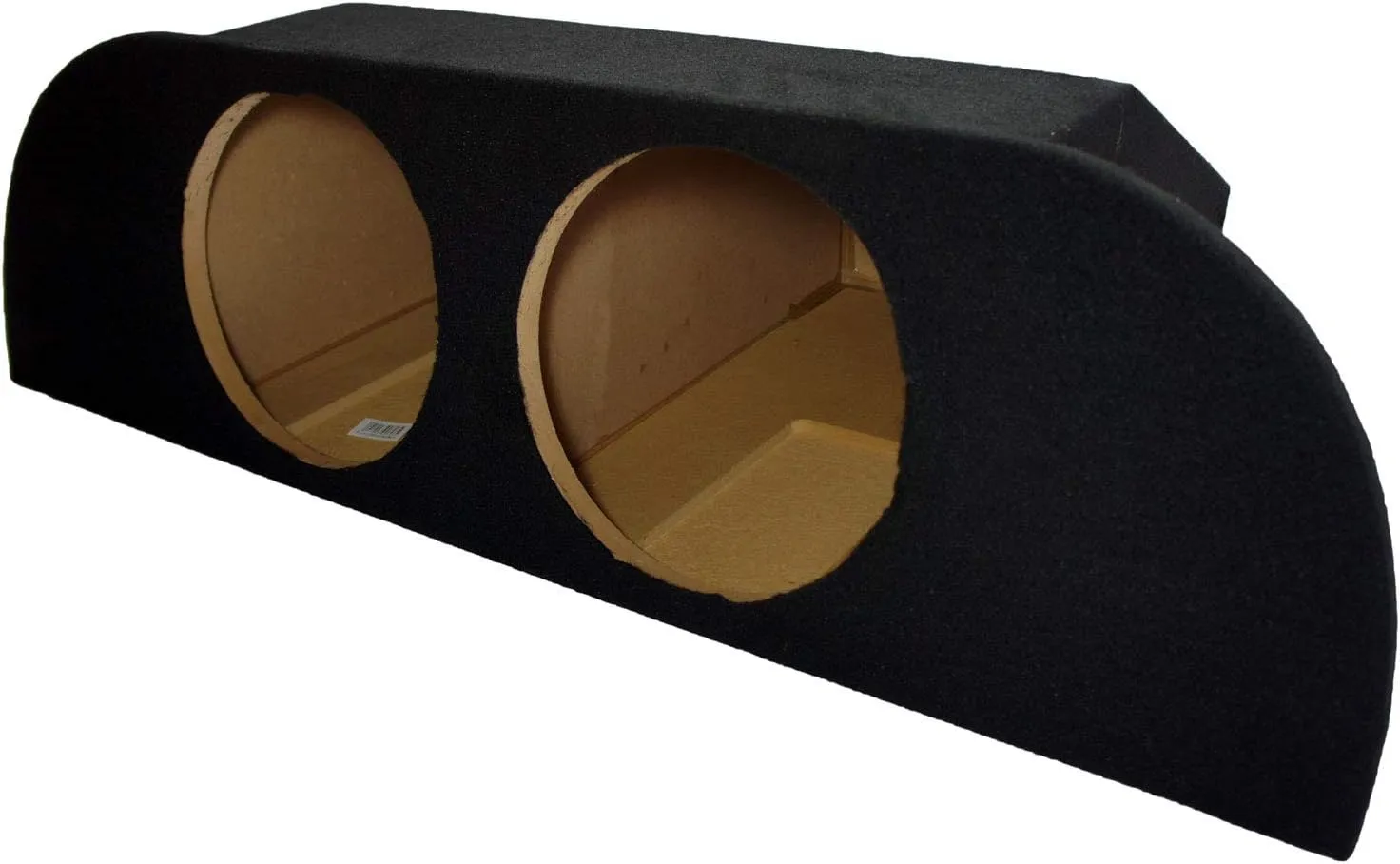 American Sound Connection ASC NT2X10-350Z-STRUTBOX Compatible with Nissan 350Z 2003-2008 Custom Fit Dual 10" Subwoofer Enclosure Sub Box W/Amp Mount Rack